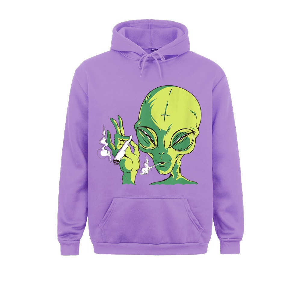 Alien Smoking Weed Cannabis Marijuana Funny Mens Long Sleeve Hoodies 3D Printed Spring Autumn Sweatshirts Classic 1 - Weed Hoodie