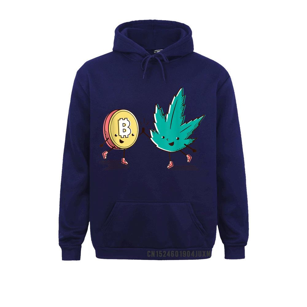 Bitcoin Weed Retro Vintage 420 BTC Crypto Trader Hoodies Thanksgiving Day Mens Men Sweatshirts Group Hoods 2 - Weed Hoodie