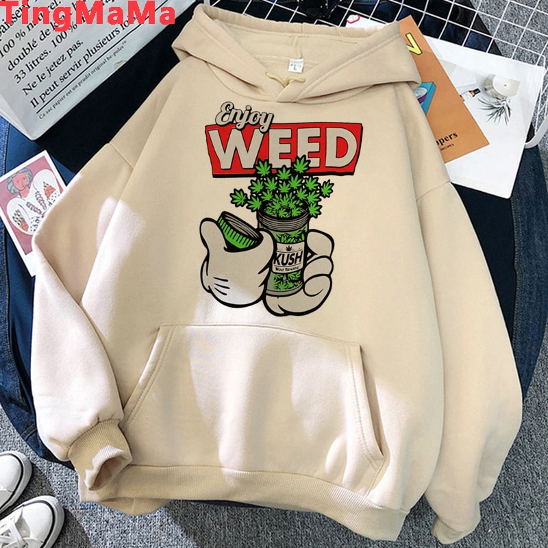 Bong Weed hoodies women Korea graphic women pullover streetwear graphic 3 - Weed Hoodie