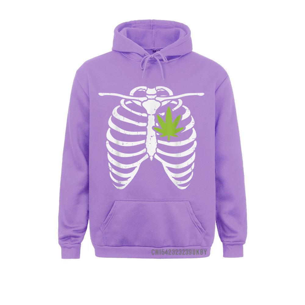 Comics Weed Heart Skeleton Ribs X Ray Halloween Costume Pothead 420 Hoody Sweatshirts For Men Plain 1 - Weed Hoodie