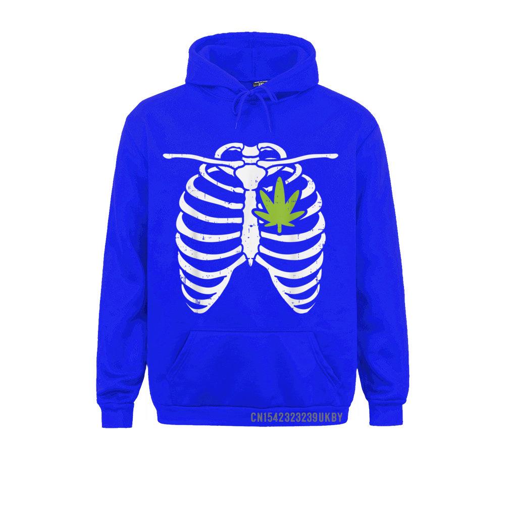 Comics Weed Heart Skeleton Ribs X Ray Halloween Costume Pothead 420 Hoody Sweatshirts For Men Plain 3 - Weed Hoodie