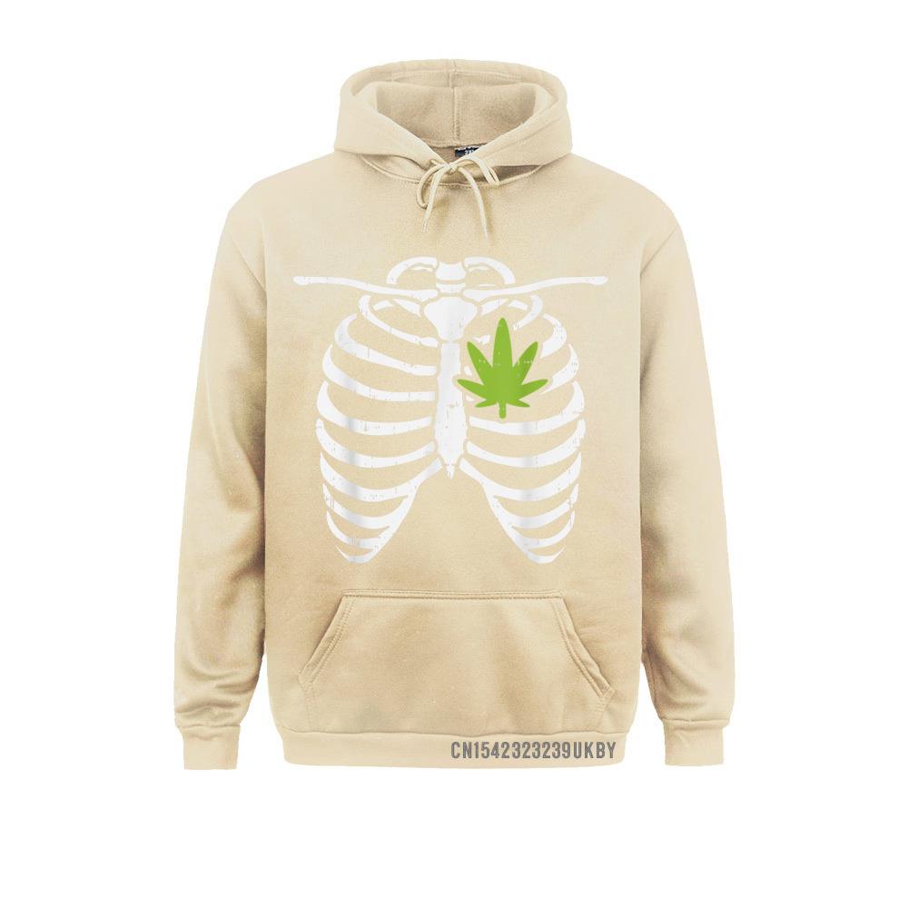Comics Weed Heart Skeleton Ribs X Ray Halloween Costume Pothead 420 Hoody Sweatshirts For Men Plain 4 - Weed Hoodie