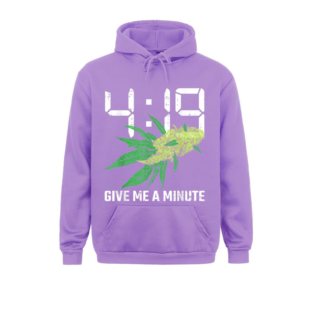 Custom 419 Give Me A Minute 420 Weed Funny Marijuana Lover Gifts Mens Sweatshirts Rife Lovers 1 - Weed Hoodie