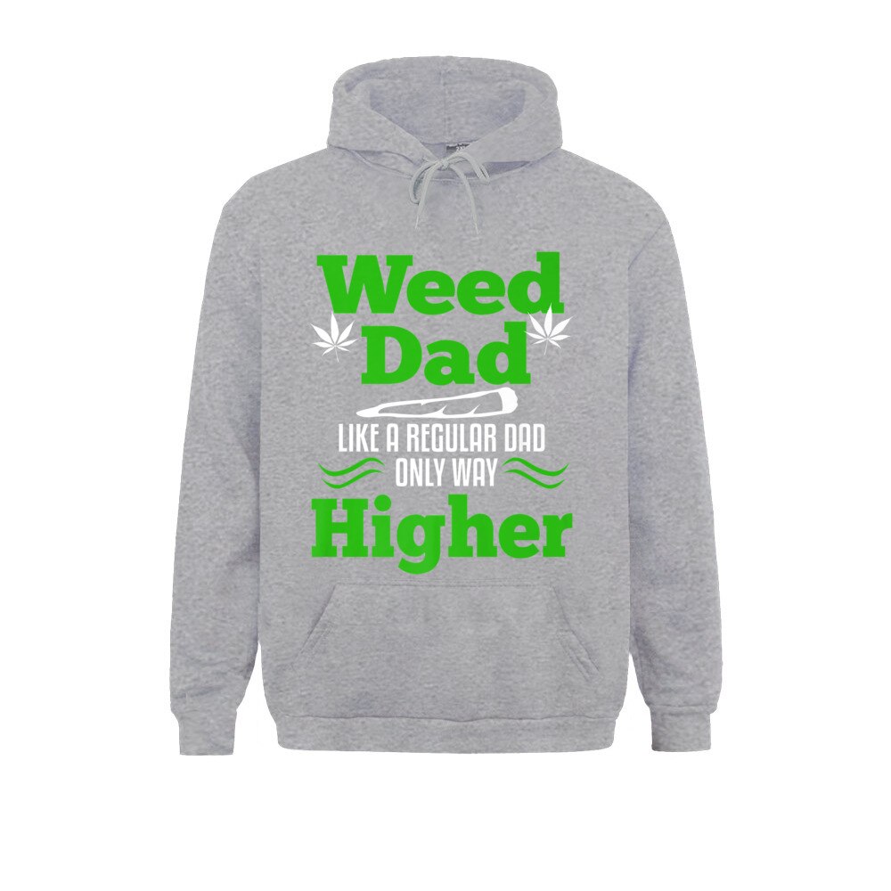 Dad Weed Marijuana Funny 420 Cannabis Gifts Men Fathers Day Sweatshirts Long Sleeve Wholesale Mens Winter 3 - Weed Hoodie