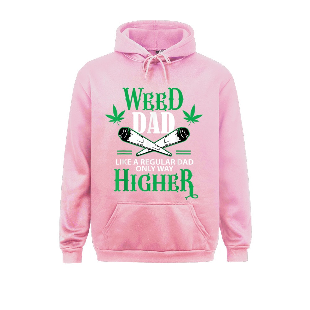 Dad Weed Marijuana Funny 420 Cannabis THC Pumpkin Themed Long Sleeve Hoodies Men Sweatshirts Cosie Hoods 3 - Weed Hoodie