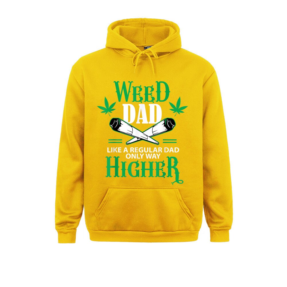 Dad Weed Marijuana Funny 420 Cannabis THC Pumpkin Themed Long Sleeve Hoodies Men Sweatshirts Cosie Hoods 4 - Weed Hoodie