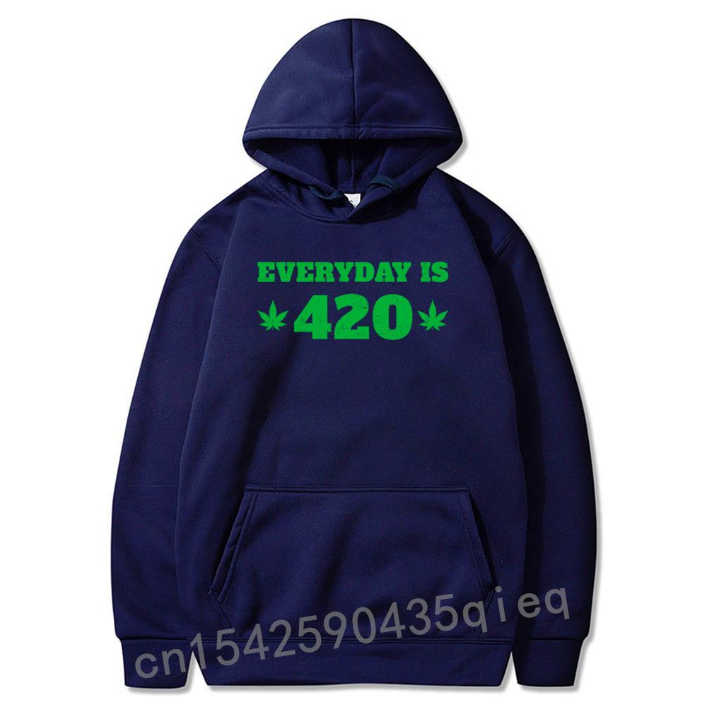 Everyday Is Cannabis Weed Pot Stoners Hoodies Long Sleeve Men Hoodie Crazy Sweatshirts Oversized Design 4 - Weed Hoodie