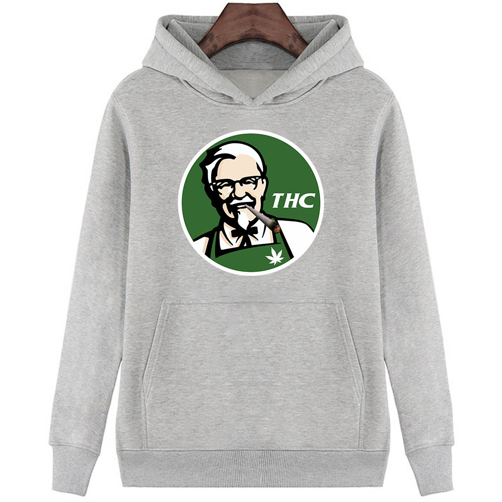 KFC PARODY THC Weed Hoodie Fleece Jacket Winter Coat Sweatshirt Funny Hoodies USA size S 3XL 2 - Weed Hoodie