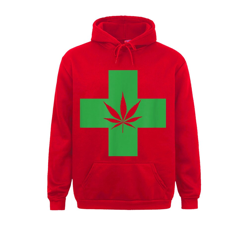 Latest Mens Sweatshirts Green Medical Marijuana Cross Symbol Cannabis Weed Medicine Hoodies Winter Fall Sportswear Long 3 - Weed Hoodie