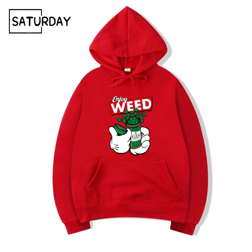 Men s Winter Weed Hip Hop Swag Design Print Fleece Hoodies Sweatshirts Autumn Unisex Women Funny 3 - Weed Hoodie