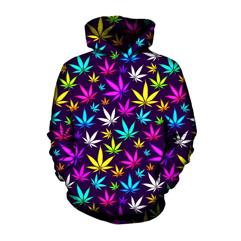 Men s and Women s Latest Popular Weed Leaf 3D Printing Hoodie 3D Sweatshirt Hoodie Autumn - Weed Hoodie