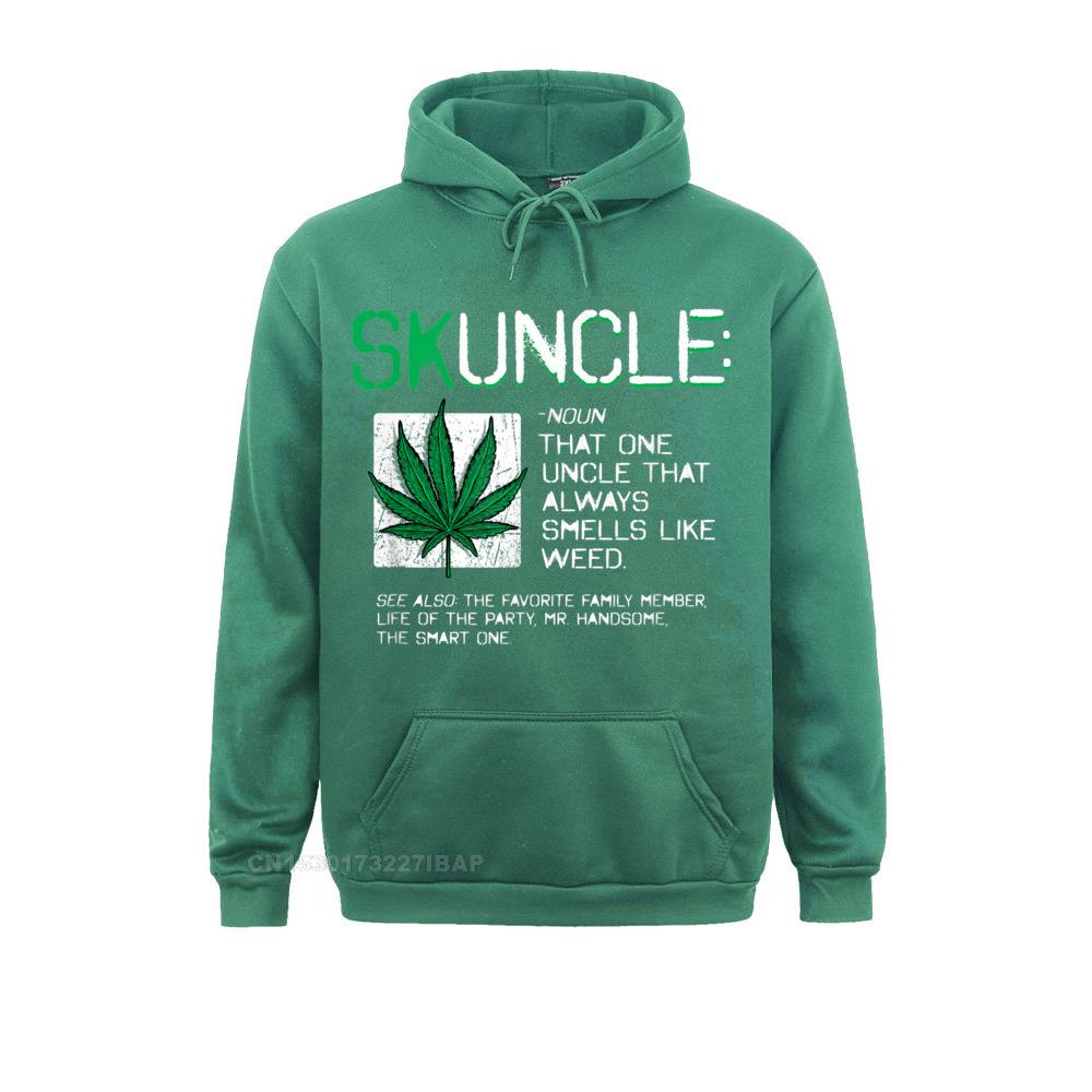 Mens Skuncle Funny Favorite Uncle That Always Smells Like Weed Sweatshirts Hoodies New Coming 3D Printed 1 - Weed Hoodie