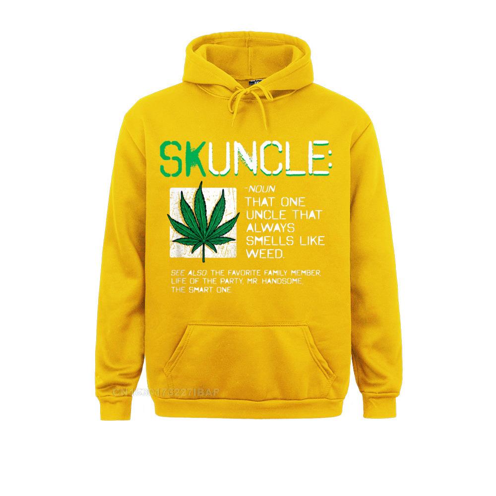 Mens Skuncle Funny Favorite Uncle That Always Smells Like Weed Sweatshirts Hoodies New Coming 3D Printed 2 - Weed Hoodie