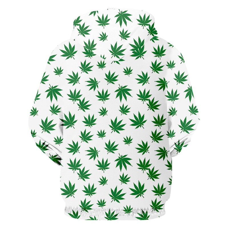 New Weed Leaf 3D Printed Zipper Hoodie Harajuku Style Sweatshirts Loose Hoodies Pullover Funny Clothes Coat 1 - Weed Hoodie