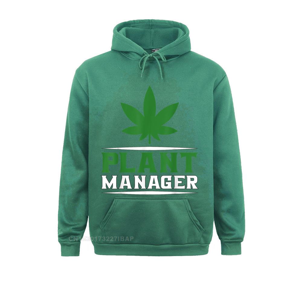 Plant Manager 420 Pot Weed Stoner Ganja Cosie Sweatshirts 2021 Discount Mens Hoodies Normcore Hoods 1 - Weed Hoodie