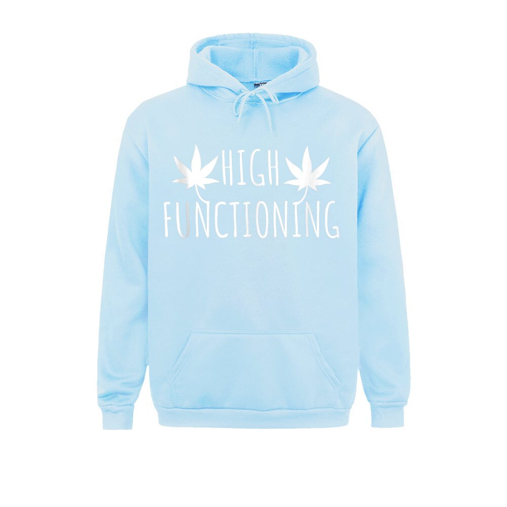 Printed High Functioning Funny Weed Marijuana Leaf Cannabis Sweatshirts For Adult Cheap Winter Men Hoodie Long 3 - Weed Hoodie