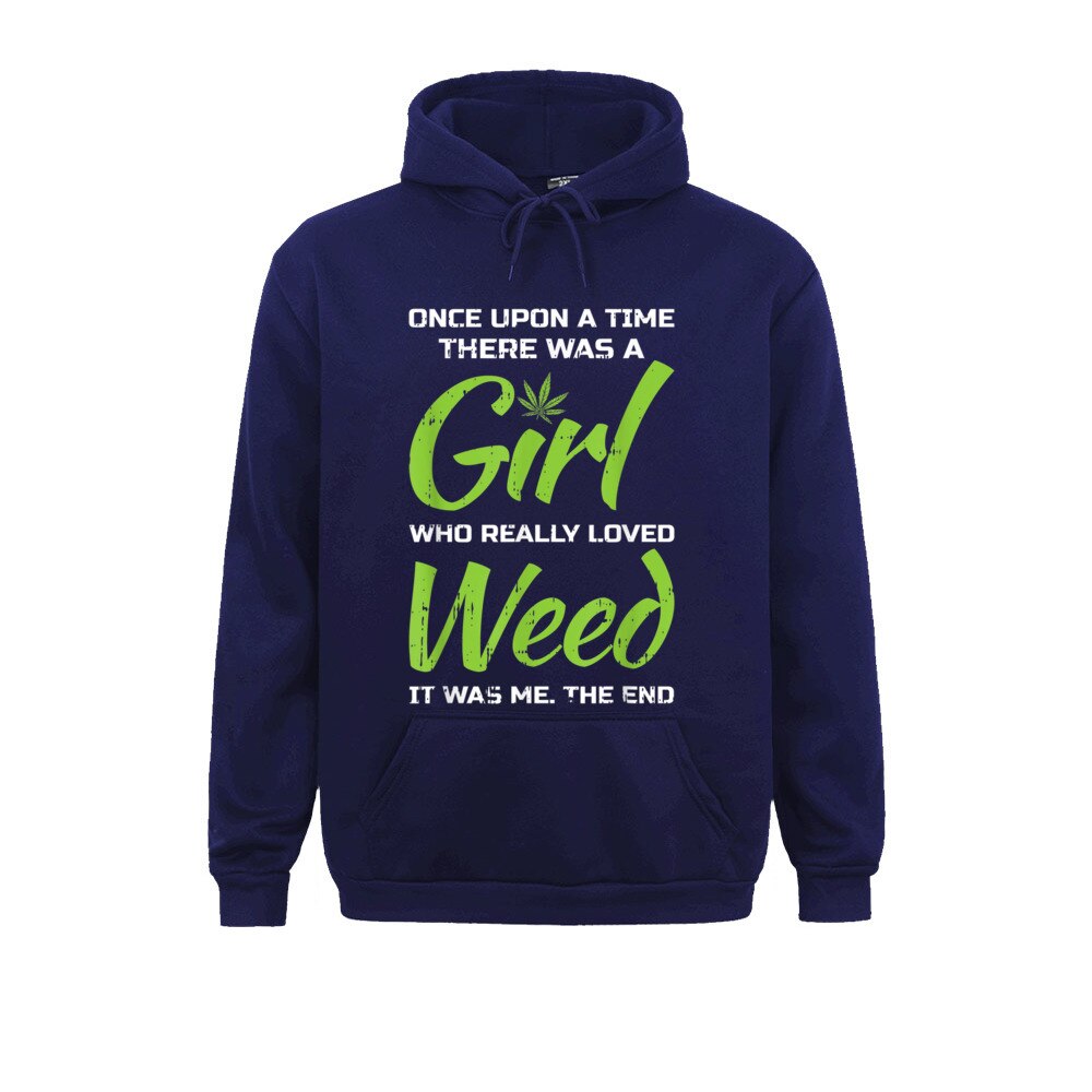Special Men Sweatshirts Girl Who Loves Weed Sarcastic Funny Marijuana Lover Gifts Hoodies Long Sleeve Clothes 2 - Weed Hoodie