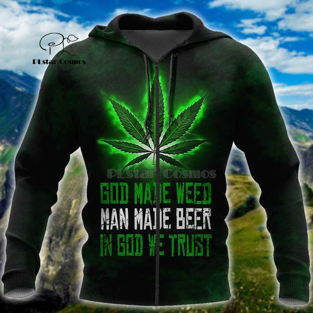 hemp Weeds royal Hippie Mandala Trippy Abstract Psychedelic 3d hoodies Sweatshirt Winter Autumn Long sleeve streetwear 10 - Weed Hoodie