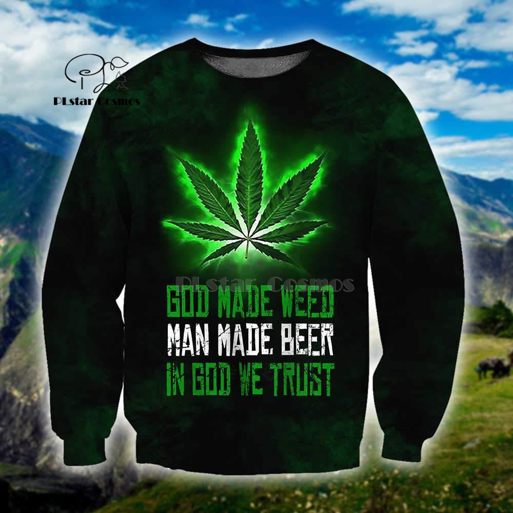 hemp Weeds royal Hippie Mandala Trippy Abstract Psychedelic 3d hoodies Sweatshirt Winter Autumn Long sleeve streetwear 13 - Weed Hoodie